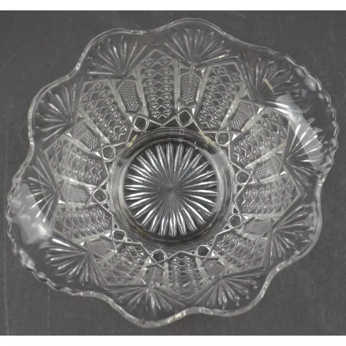 U S Glass Mayonaise Bowl - Pananma Pattern - EAPG - 6.75" Wide