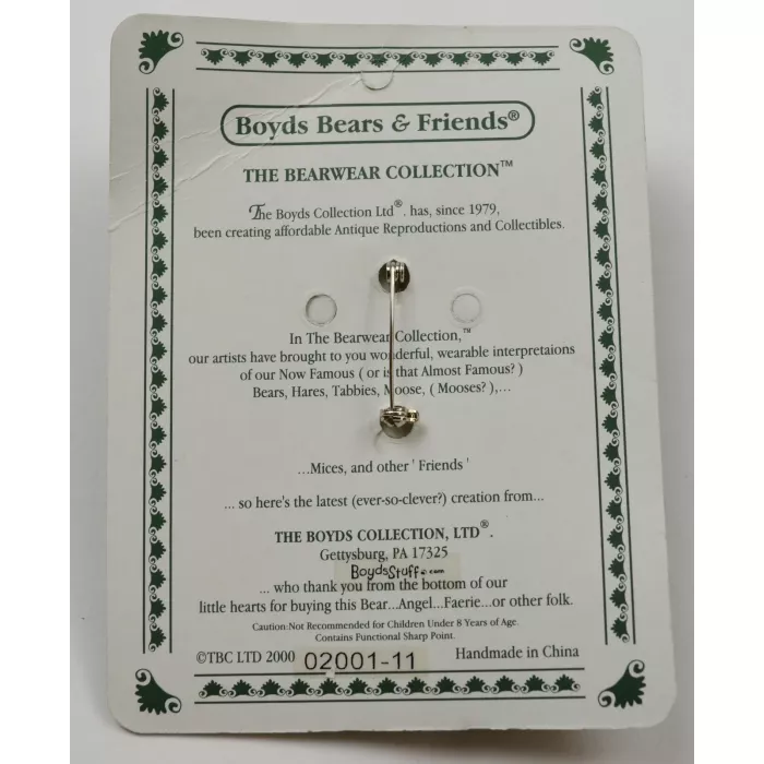 Boyds Bears Greatest F.O.B. On Earth -  Gizmo's Circus Tent Box