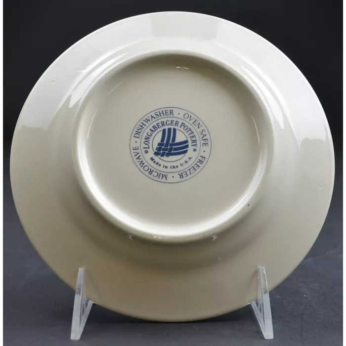 Longaberger Pottery - Woven Traditions Classic Blue - Bread & Butter Plate