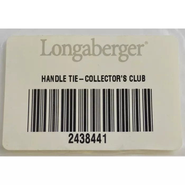 Longaberger Basket Collector's Club Handle Tie