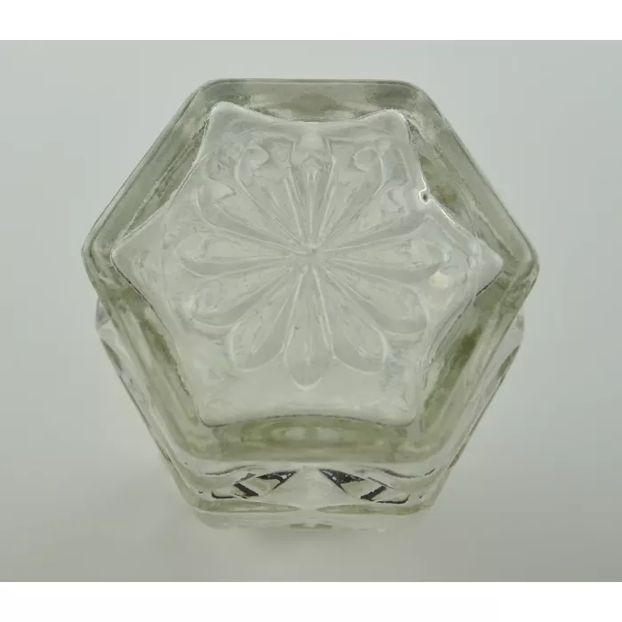 Anchor Hocking - Prescut Clear Pattern - Cruet - 6.5" Tall