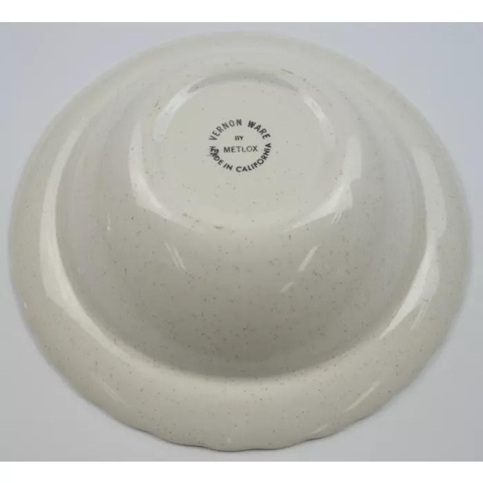 Metlox Vernon Ware - True Blue Pattern - Vegetable Bowl - Hand Painted