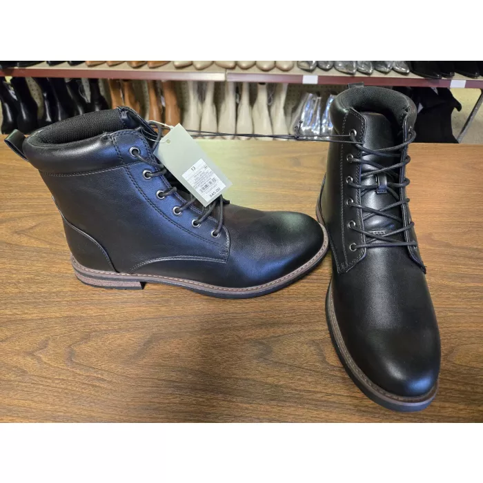 Men's Jeffrey Combat Boots - Brown or Black Size 9.5 - 13