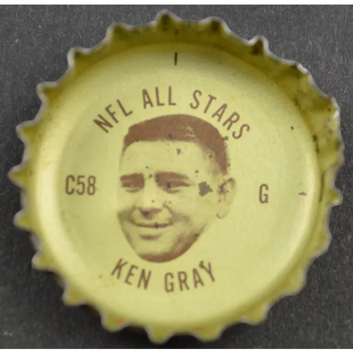 Coca Cola NFL All Stars Bottle Cap - St. Louis Cardinals - Ken Gray - Coke