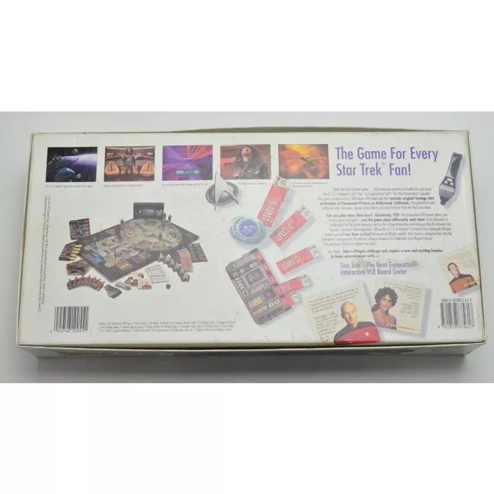 Star Trek Next Generation Interactive VCR Board Game