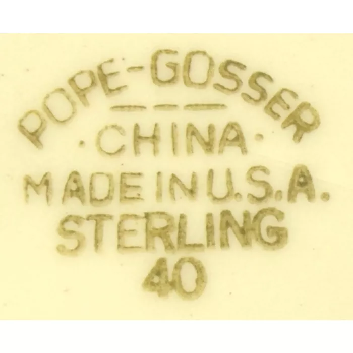 Pope Gosser - Princess Pattern - Bread & Butter Plate