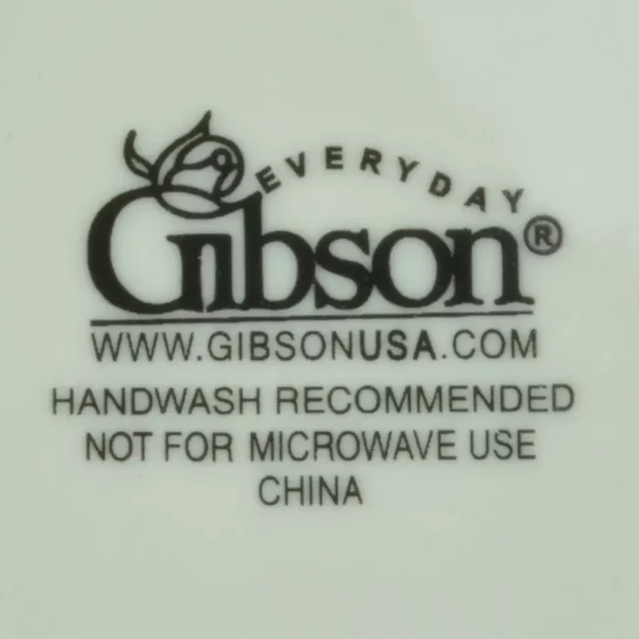 Gibson Everyday - Essential Home - Platinum Band - Flat Cup Saucer