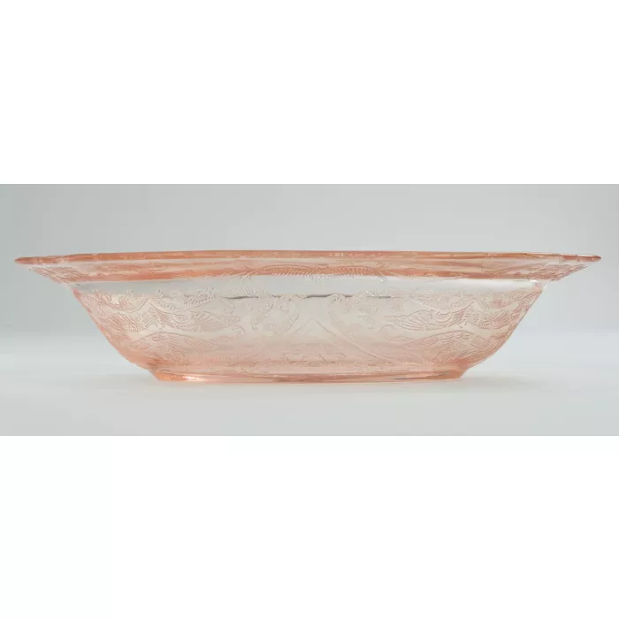 Indiana Glass - Recollection Pink - Oval Vegetable Bowl - 10" Long