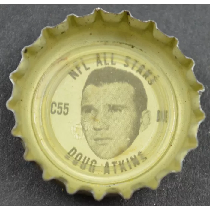 Coca Cola NFL All Stars Coke King Size Bottle Cap - Chicago Bears Doug Atkins