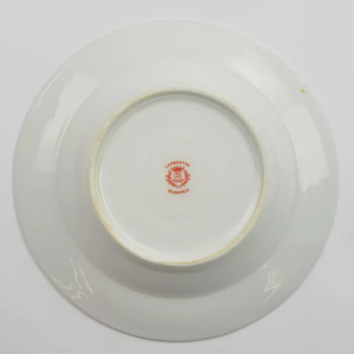 Scammell - Hotel China - Gold Floral Band - Soup Bowl