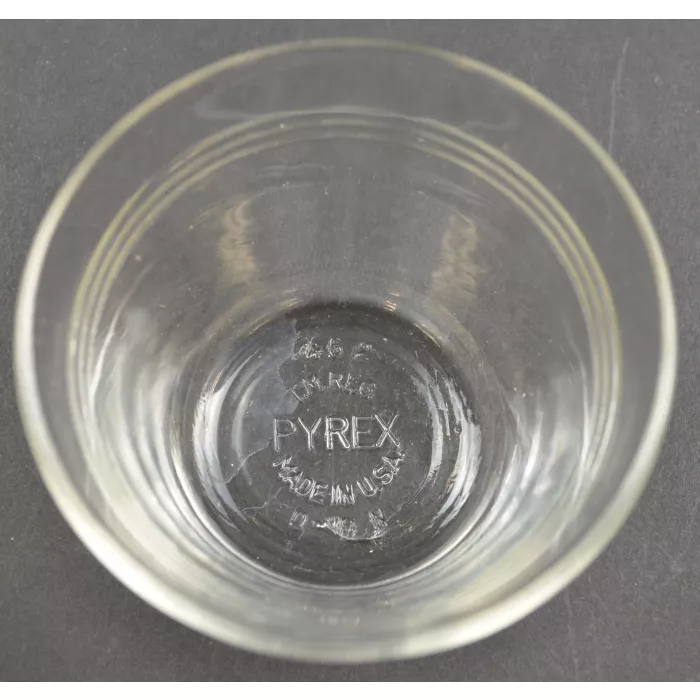 Pyrex - Originals Clear Pattern - Custard Cup - 2" Tall