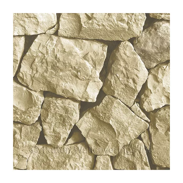 Spanish Stone Wallpaper Cream, Brown Norwall Wallcovering LL36222