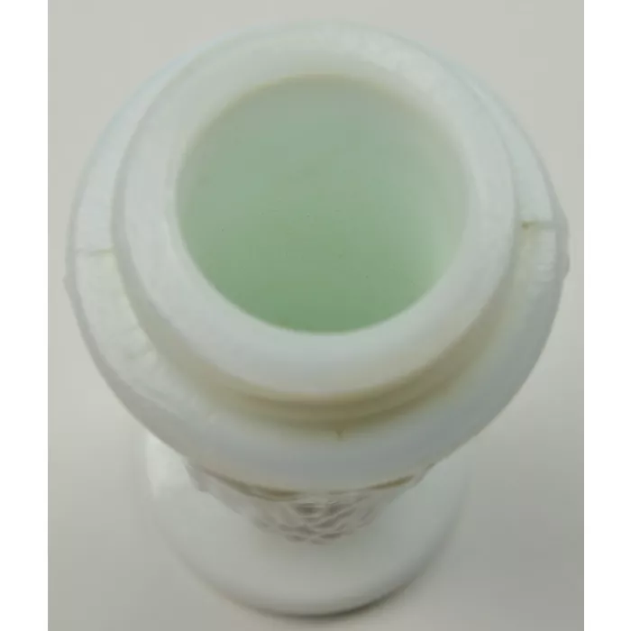 Indiana Glass - Harvest Milk Glass Pattern - Salt Shaker & Lid