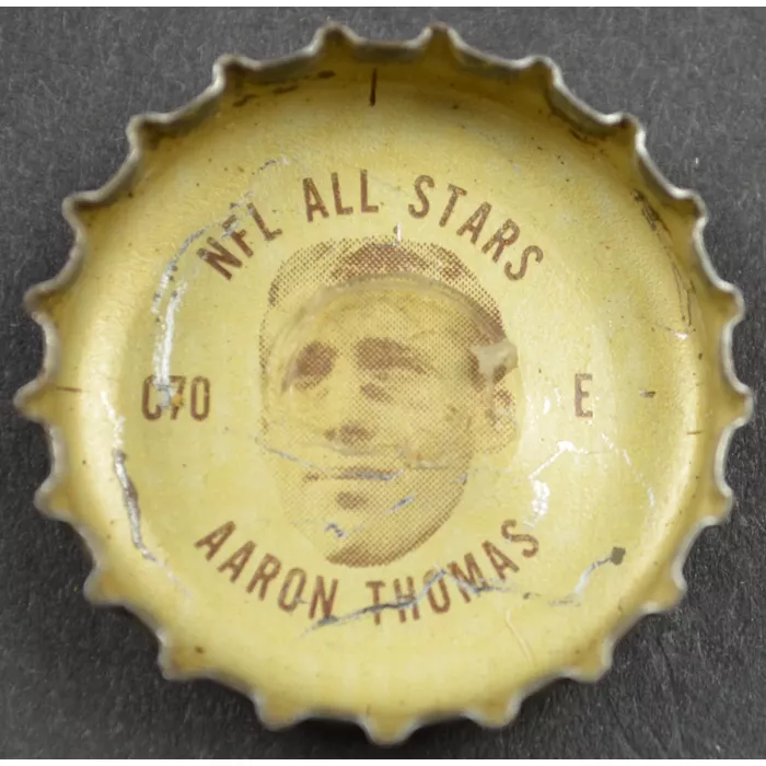 Coca Cola NFL All Stars Bottle Cap - New York Giants - Aaron Thomas - Coke
