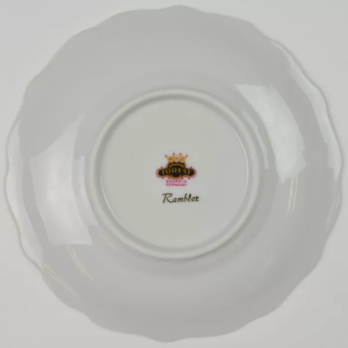 Forest China - Rambler Pattern - Footed Cup Saucer