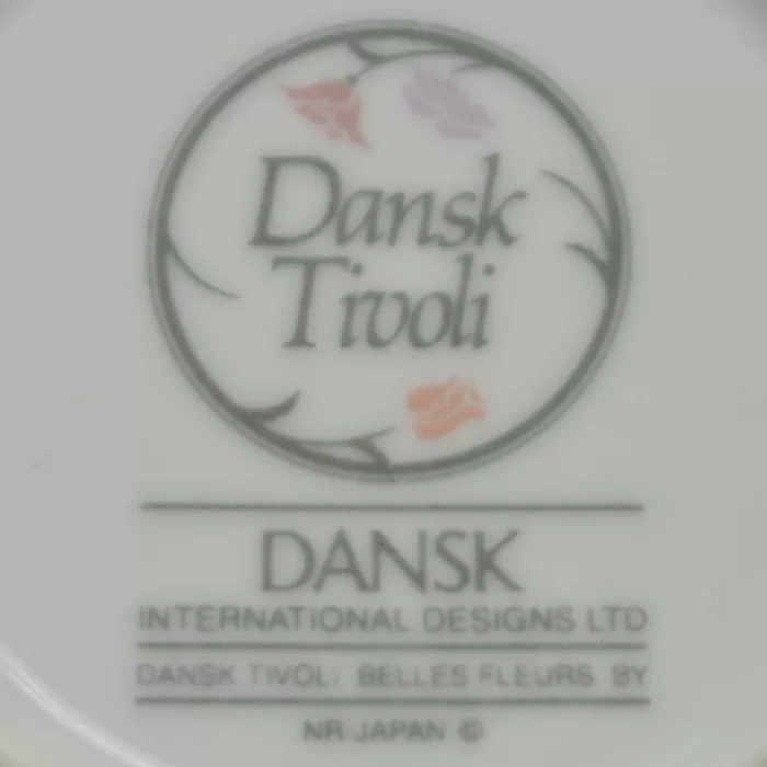 Dansk China - Belles Fleurs Gray - Flat Cup Saucer