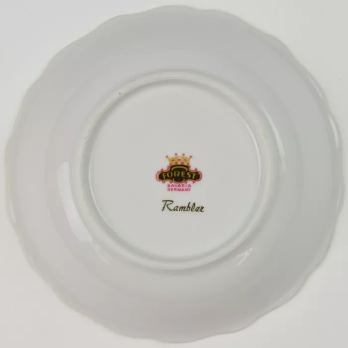 Forest China - Rambler Pattern - Dessert Bowl