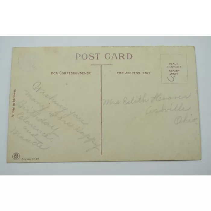 Vintage Postcard - Valentine Greetings - Early 1900's