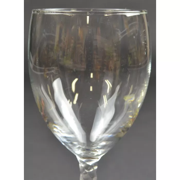Cris D'Arques - Angelique Pattern - Wine Glass - 7.5" Tall