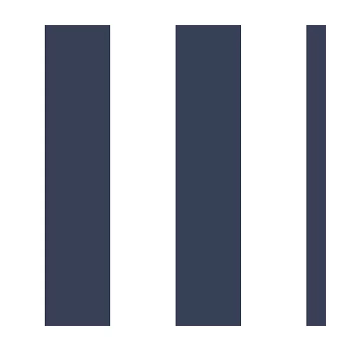 2.5 inTent Stripe Wallpaper Navy Norwall Wallcovering SH34555