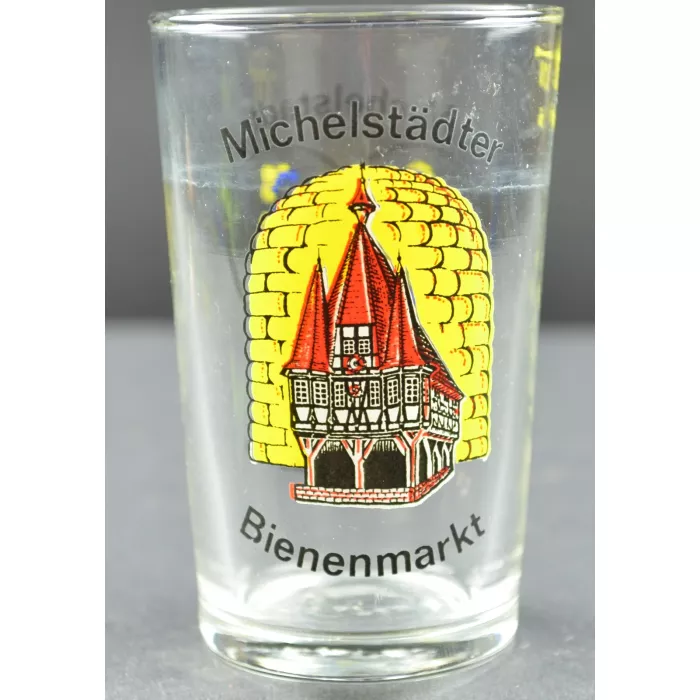 Collectible Michelstadter Bienenmarkt Shot Glass - 3.25" Tall