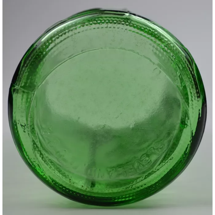 E. O. Brody Crisscross Pattern Green Vase - 8.625" Tall
