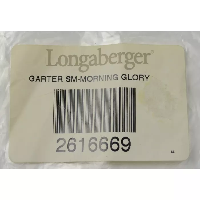 Longaberger Basket Small Garter - Morning Glory