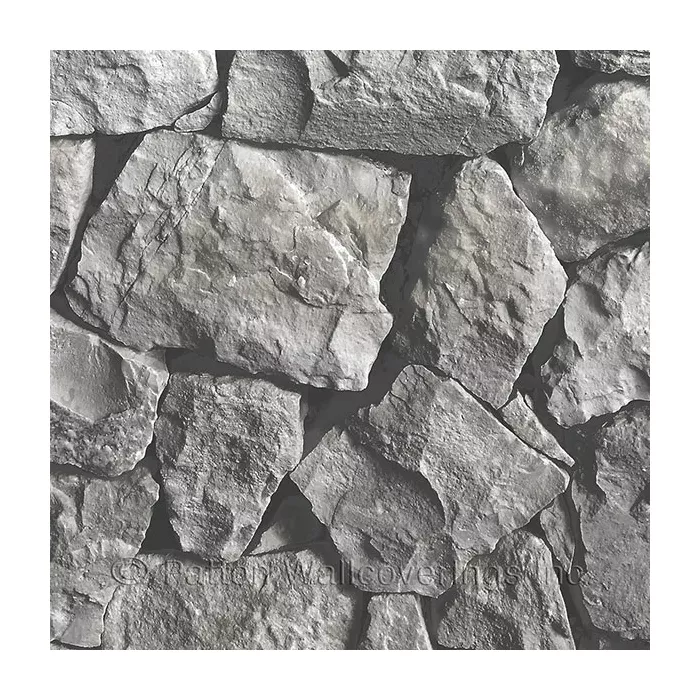 Spanish Stone Wallpaper Grey, Black Norwall Wallcovering LL36218