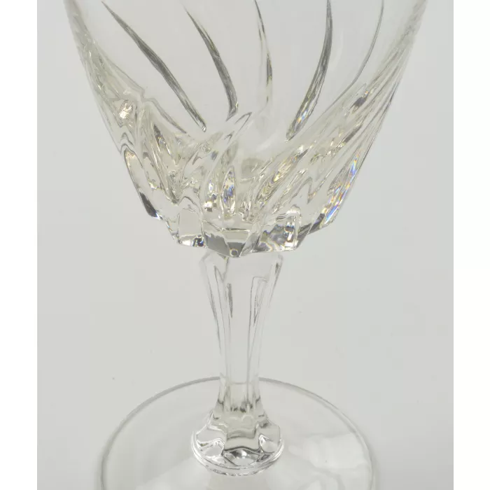 Cris D'Arques - Flamenco Pattern - Water Goblet - 6 3/4" Tall