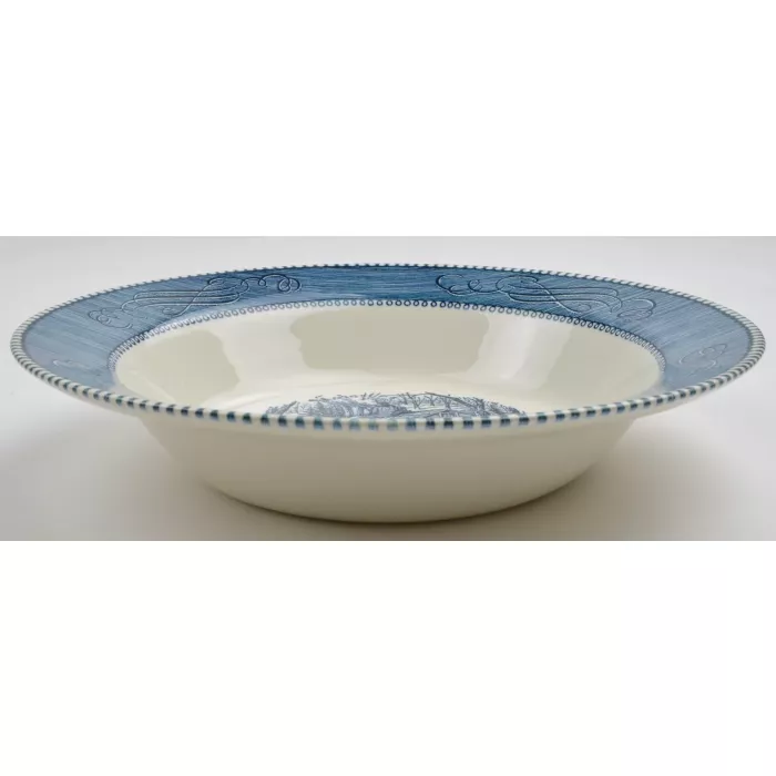 Royal - Currier & Ives Blue - Round Vegetable Bowl