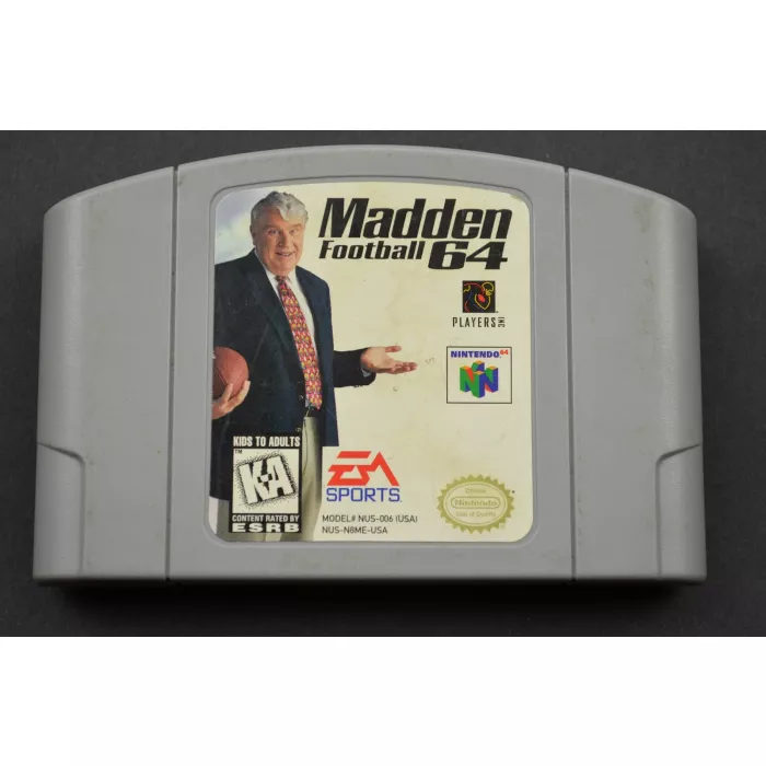 EA Sports Madden Football 64 - Nintendo Video Game Cartridge