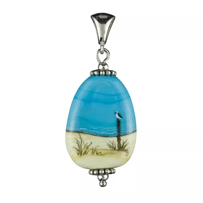 Fenton Art Glass - Pendant - Beach Horizon