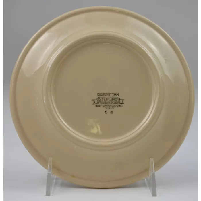 Sterling China - Desert Tan Pattern - Salad Plate - 7" Round