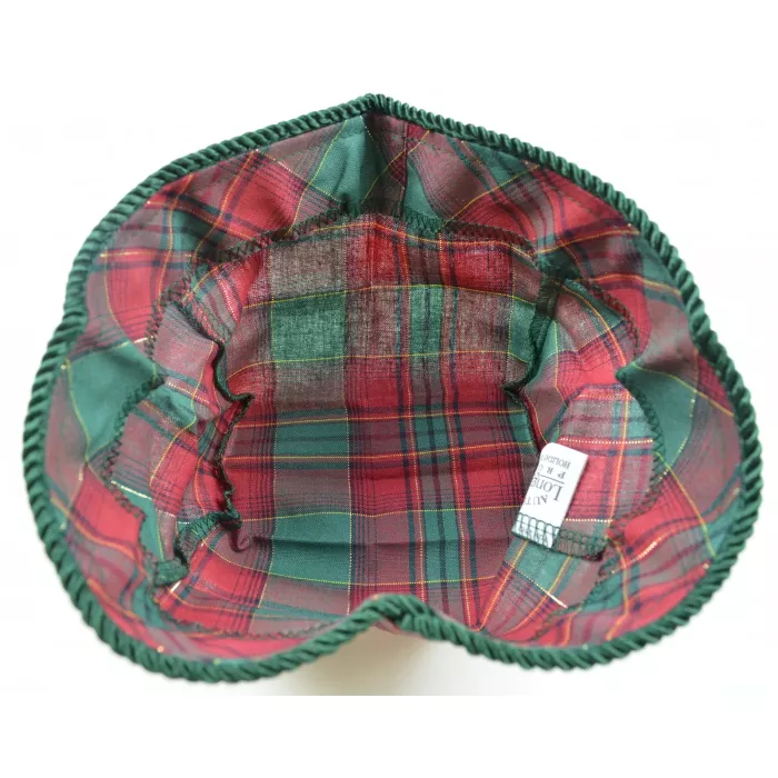 Longaberger Small Comforts Basket Liner - Evergreen Plaid