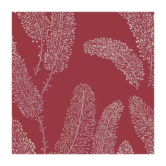 Feather Wallpaper Red Norwall Wallcovering PA34252