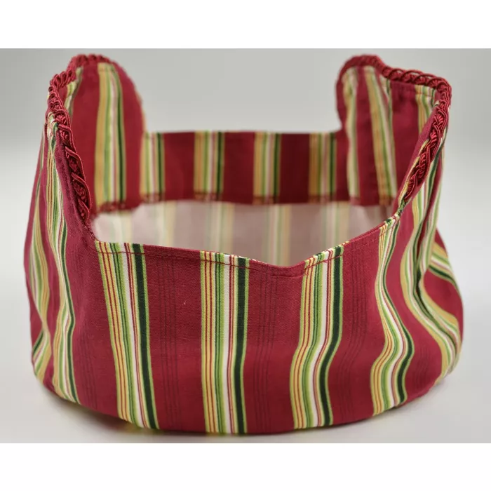Longaberger 2007 Christmas Collection Sweets & Treats Basket Liner - Holiday Str