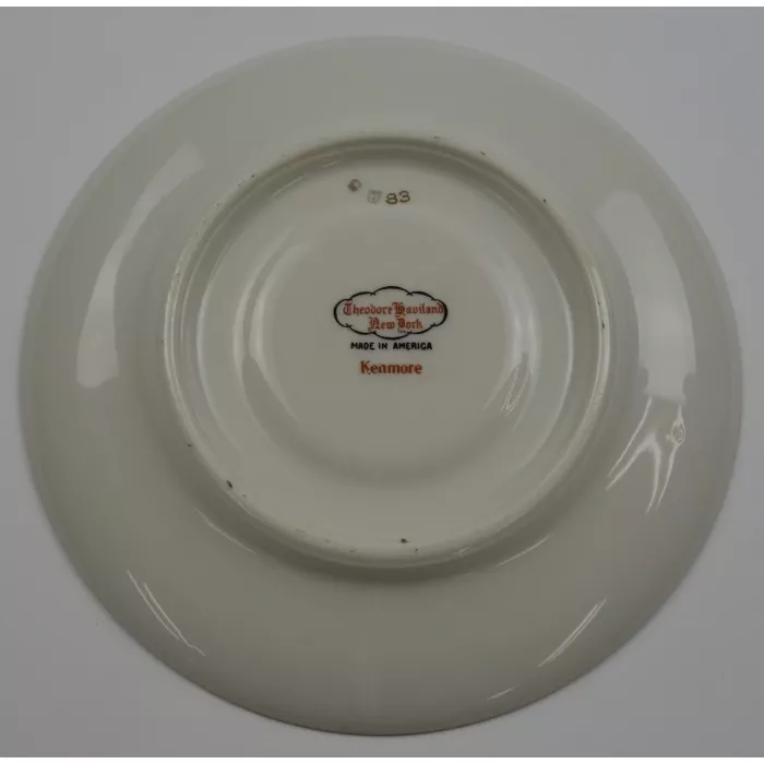 Theodore Haviland - Kenmore Pattern - Footed Cup Saucer - 5.75" Round