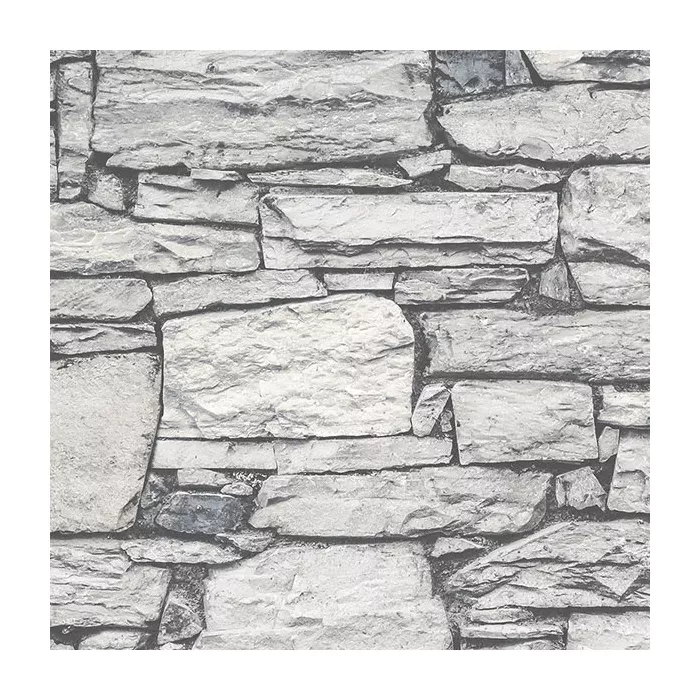 Organic Slate Wallpaper Grey, Seagull, Pencil, Dove, Black, Pepper Norwall Wallcovering G67971
