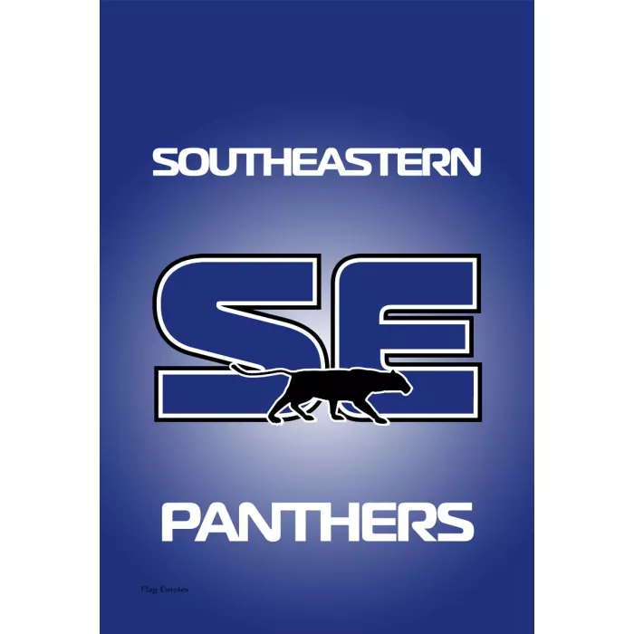 Flag Emotes Double Sided Garden Flag South Eastern High School Panthers