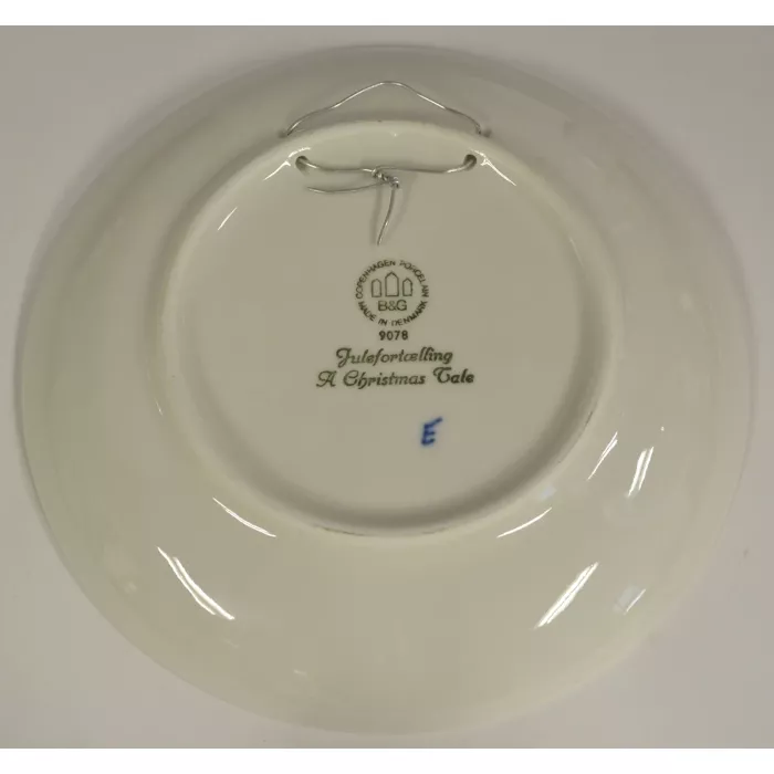Bing And Grondahl Christmas Plate - A Christmas Tale 1978