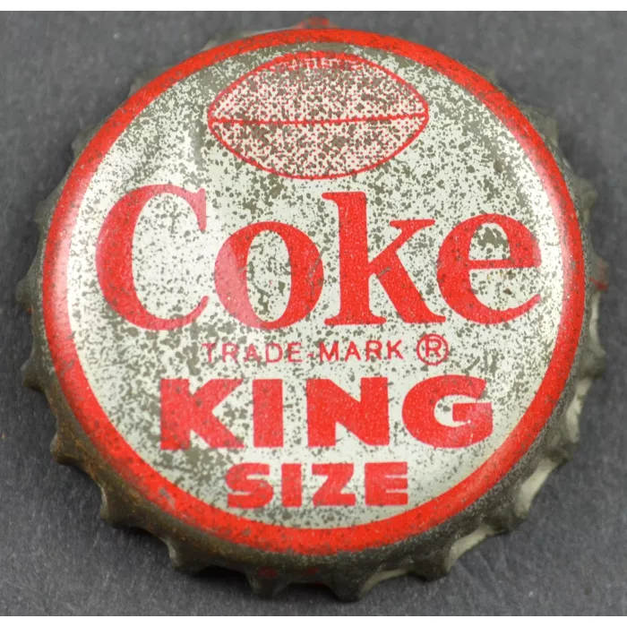 Coca Cola NFL All Stars Bottle Cap - Detroit Lions Joe Schmidt - King Size Coke