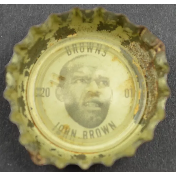Coca Cola NFL Bottle Cap - Cleveland Browns - John Brown - Coke