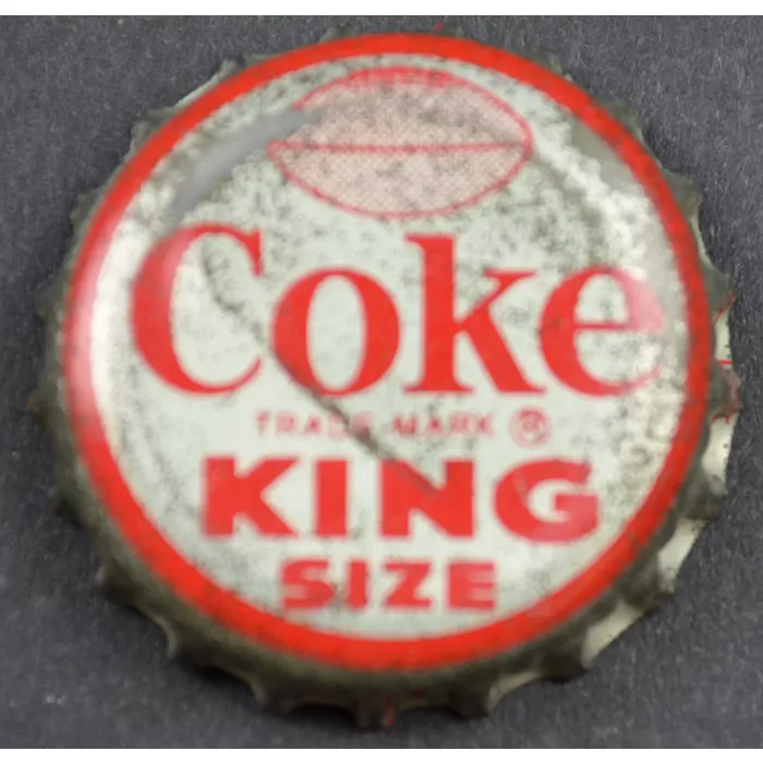 Coca Cola NFL All Stars Coke King Size Bottle Cap - Detroit Lions Dick Lane