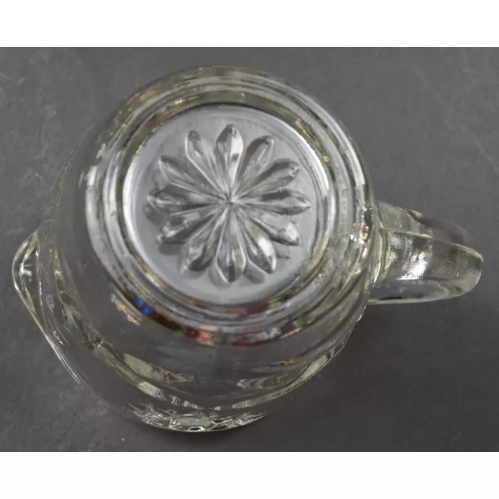 Anchor Hocking Prescut Clear Pattern - Creamer - 3.5" Tall