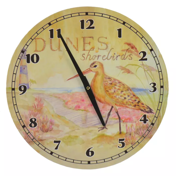 Hanging Wall Clock - Dunes & Shorebirds