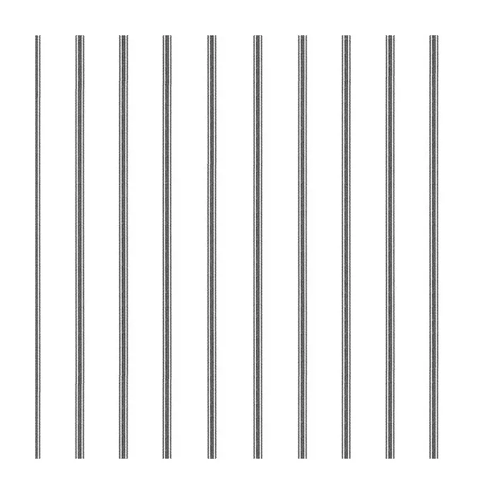 Ticking Stripe Wallpaper Black Norwall Wallcovering BW28705