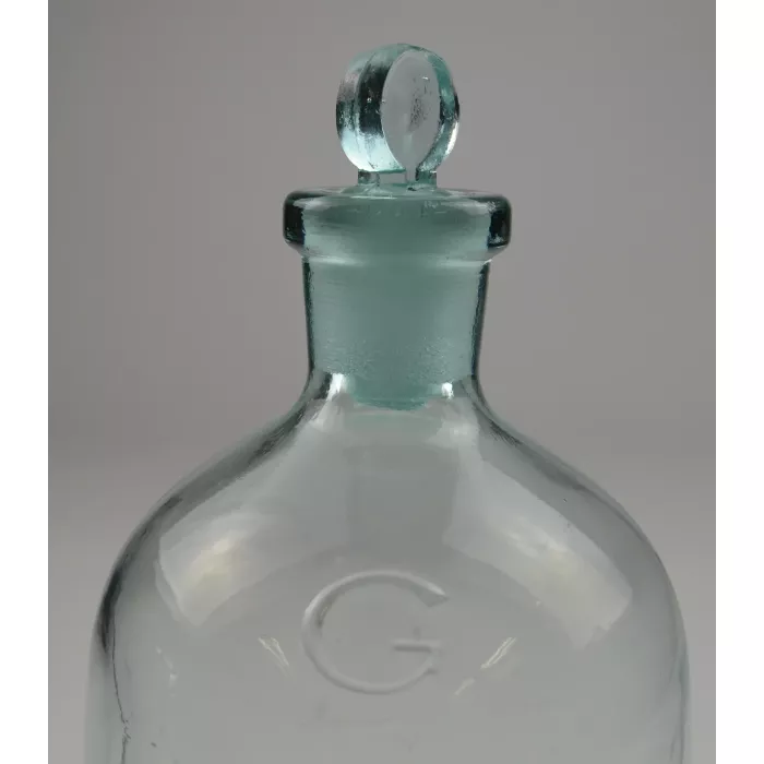 The Grassell Chemical Co. Glass Bottle With Stopper - 12.75"