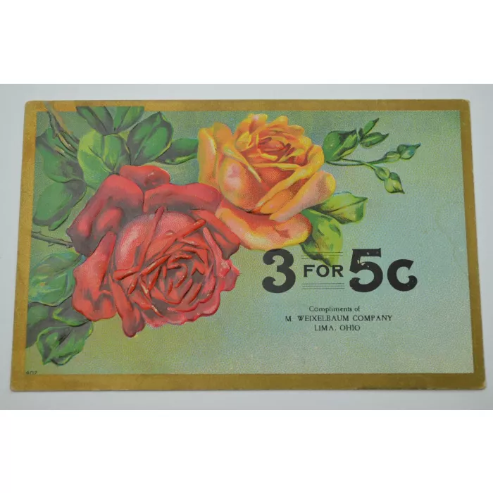 Vintage Postcard - 3 For 5 C - Early 1900's