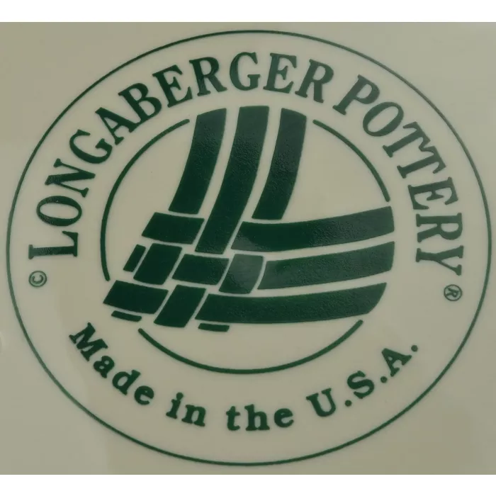 Longaberger - Woven Traditions Heritage Green Pattern - Round Trivet