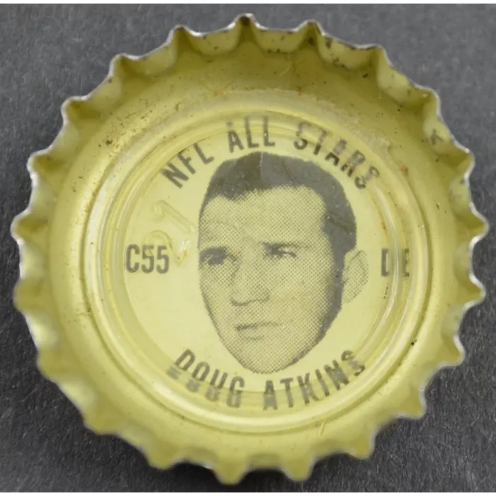 Coca Cola NFL All Stars Bottle Cap - Chicago Bears - Doug Atkins - Coke